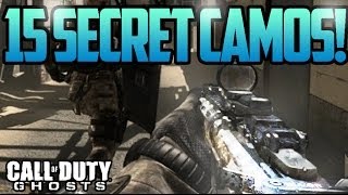 COD: Ghosts - 15 MORE SECRET CAMOS! Chrome/Ceramic, Barbed Wire, Money, Skulls Camos