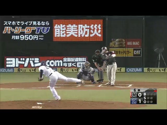 【6回表】マリーンズ・クルーズ 試合を振り出しに戻すタイムリー2ベース!! 2015/5/19 L-M