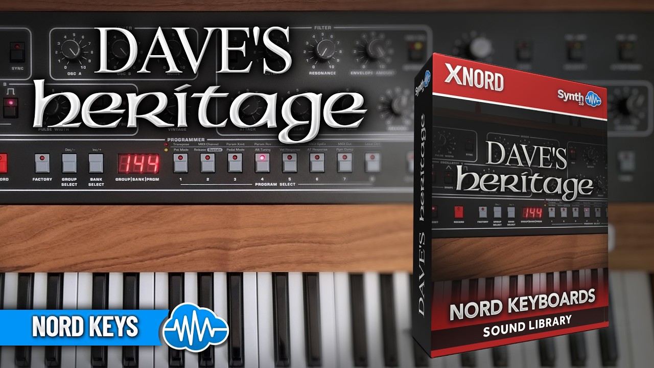 ADL041 - Dave's Heritage - Sequential Prophet Sound Bank - Nord Keyboards ( 20 presets ) - Video Preview 1