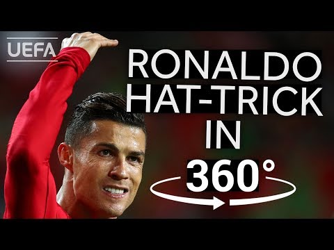 RONALDO hat-trick against SWITZERLAND in 360°!! 