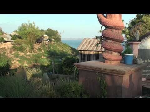 Cenário em van / ônibus de Kratie para Phnom Penh