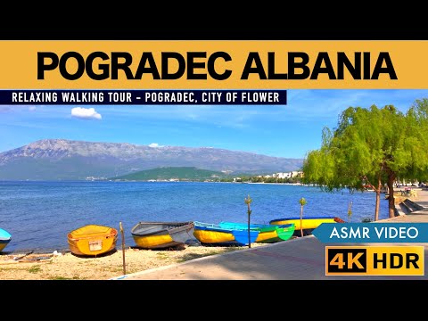 Pogradec Albania 🌷 Relaxing Walk Through Nature [4K HDR]