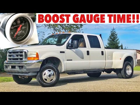 2001 F350 7.3 - Boost Gauge Install - Let’s see what boost she’s getting