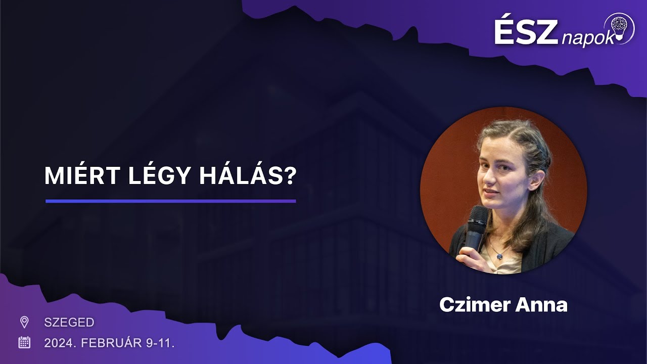 Miért légy hálás? - Czimer Anna