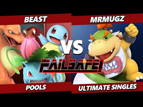 Failsafe Fall 2023 - Beast (Pokemon Trainer) Vs. MrMugz (Bowser Jr) Smash Ultimate - SSBU
