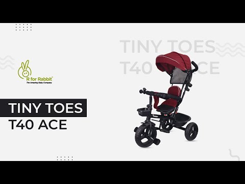 R for Rabbit Tiny Toes T40 Ace Tricycle For Kids Installation Video