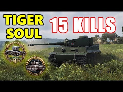 World of Tanks - Heavy Tank No. VI - 15 KILLS - TIGER SOUL!