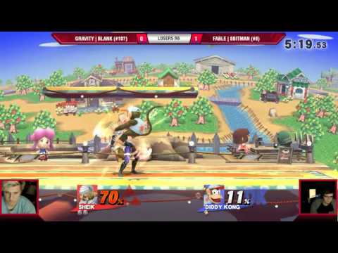 VS Weekly 7/6/17 - Losers R6 - Blank (Sheik) vs 8Bitman (Diddy) - Smash 4