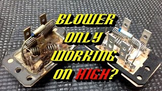 Ford Quick Tips #68: Blower Motor Resistor Failures- Testing and Inspection
