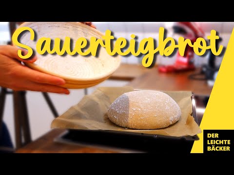 Sauerteigbrot für Anfänger | Weizen-Roggen-Mischbrot mit Sauerteig