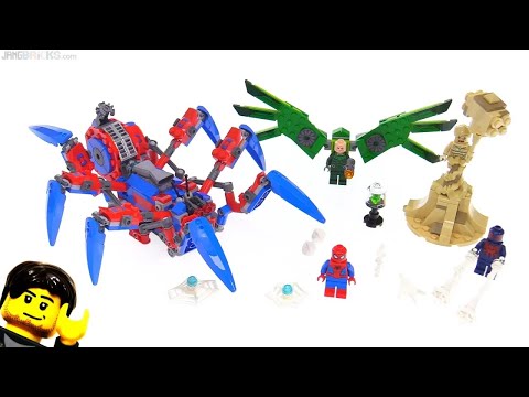 🔄 LEGO Marvel 2019 Spider Man's Spider Crawler review! 76114 re upload
