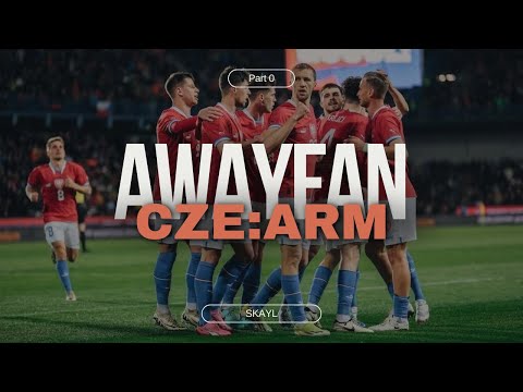 How the football friendly match looks like? Czech Republic:Armenia 26.3.2024. AwayFan part 0.