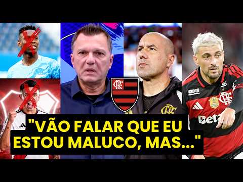 MAURO CEZAR: “VÃO FALAR que EU TÔ MALUCO, MAS NÃO! EU DIGO AQUI: o FLAMENGO pra mim…”