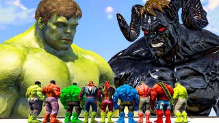 World War Hulk | Hulk Banner vs Black Hulk Lucifer - What If Battle Supeheroes