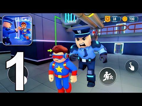 My Superhero: Escape Plan - Gameplay Walkthrough Part 1 - Superhero Prison Escape (Android, iOS)