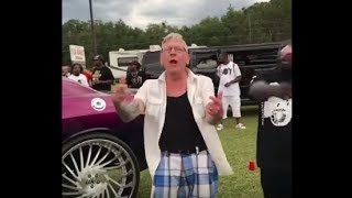 Talented & Swagged Out Old Man Performs Plies New Hit "Real Hitta" ft. Kodak Black