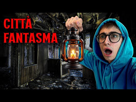 A NIGHT INSIDE A GHOST TOWN! *panic fit*
