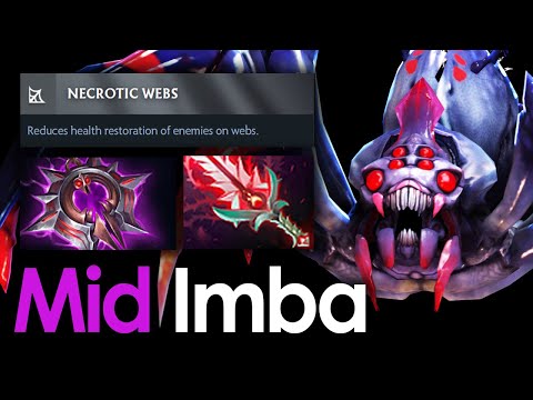 NEW META Broodmother Mid — Bloodthorn Nullifier Carry That Breaks Games | Patch 7.39e (Immortal)