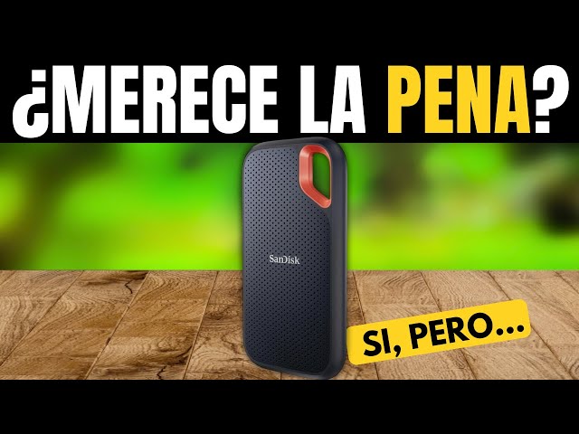 Vídeo relacionado con SANDISK Extreme SSD Externo Portátil 4TB (Disco duro externo SSD con velodidad de lectura de hasta 1050 MB/s, 1000 MB/s de escritura, Clasificación IP65 de resistencia al agua y al polvo) Negro