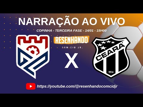 GRÊMIO PRUDENTE x CEARÁ AO VIVO HOJE | COPA SÃO PAULO DE FUTEBOL JR | 3ª FASE