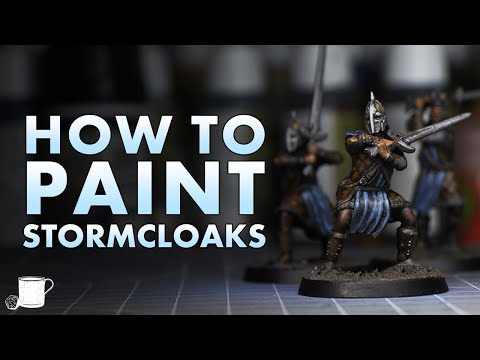 How to Paint Stormcloaks From Elder Scrolls Call to Arms