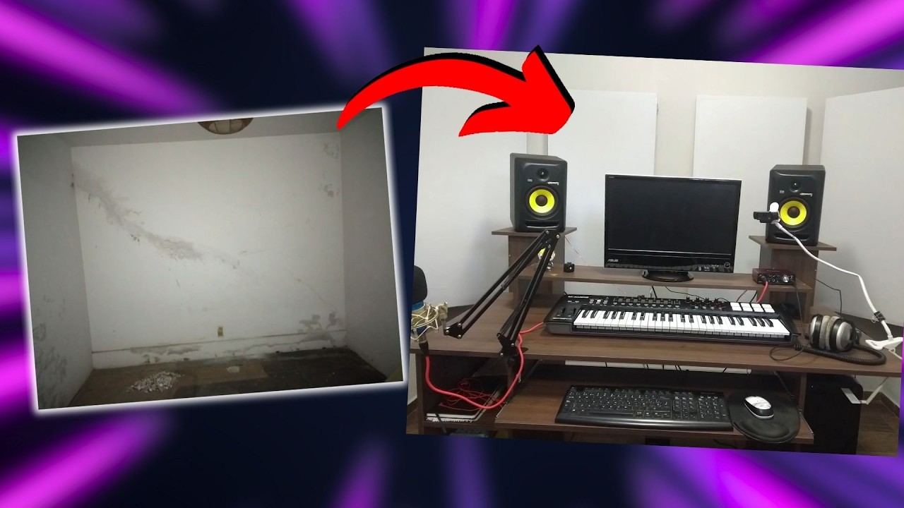✅Construye tu HOME STUDIO (Curso Completo) | Como hacer paneles, escritorio, resonador acústico
