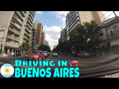 Driving in Buenos Aires (from Florida to Colegiales)