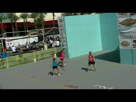 '17 3WB Worlds  - Racquetball Women's Pro Doubles - Ruiz / Tisinger vs Poage / Paraiso-Larsson