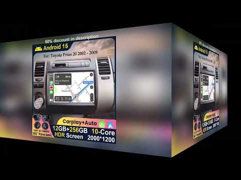 #Android 15 Car Multimedia Radio Player For Toyota Prius 20 2002 2003 2004 2005 2006 2007 2008 20