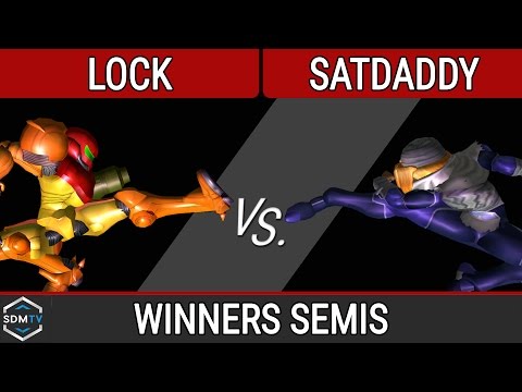 SDSU Biweekly 52 - Lock (Samus) vs. satdaddy (Sheik) - SSBM Winners Semis - Smash Melee