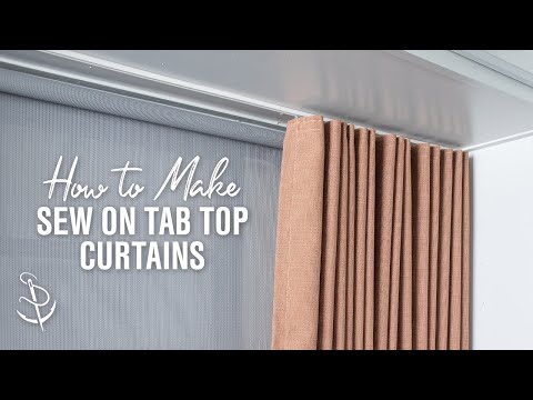 How to Make Curtains Using Sew-On Tab Tape