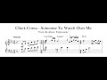 Chick Corea - Someone to Watch Over Me - Piano Transcription (Sheet Music in Description)