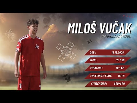 #10 Milos Vucak - FK Brodarac - HIGHLIGHTS 2025