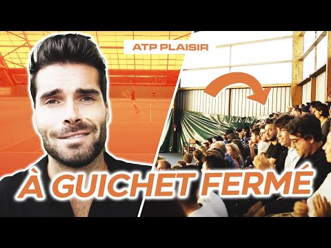 DEMI-FINALE à guichet fermé contre Antoine Hoang au tournoi ATP de Plaisir (25.000 $)