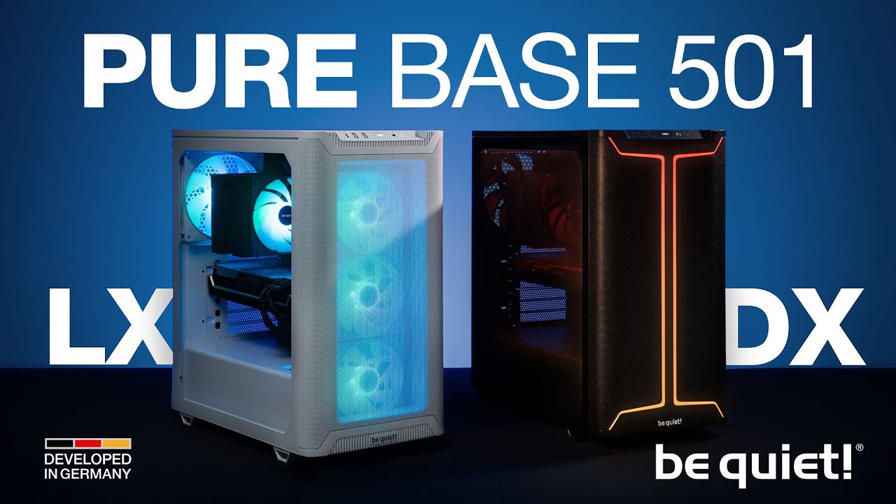 be quiet! PC-Gehäuse Pure Base 501 DX Schwarz