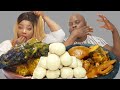 *OMG* THIS CHALLENGE ALMOST MADE ME REMOVE MY DRESS | DELICIOUS OGBONO SOUP WITH EBA