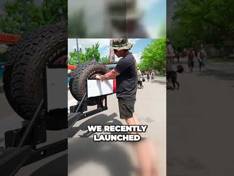 Revolutionary Ultra Swing The Ultimate HitchMounted Tire Carrier by @rigdsupply