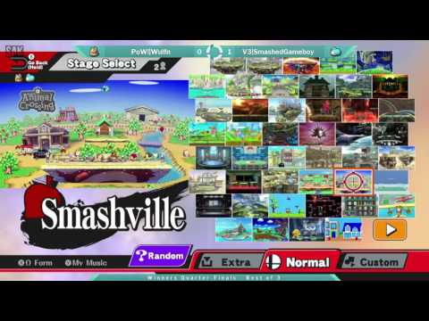 SOS27 Winners Quarters - PoW!|Wulfn (Fox) vs V3|SmashedGameboy (Yoshi)