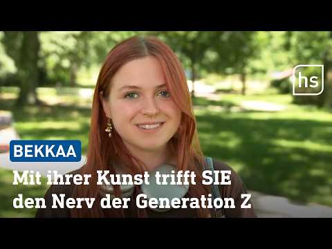 Die Frankfurter Künstlerin Bekkaa über junges Lebensgefühl | hessenschau