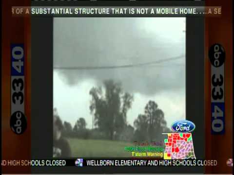 ABC 33/40 Coverage of the April 27, 2011 Outbreak (3:30 to 3:45 pm)