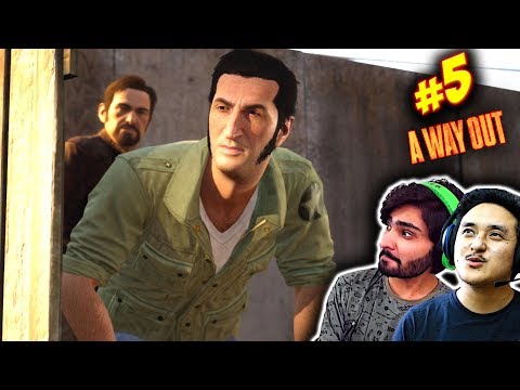A WAY OUT Hindi Gameplay Walkthrough Part 5(PS4) "River Run" Co-Op Quasar - HemanT_T