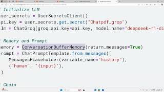3- LangChain Groq Memory Part 1