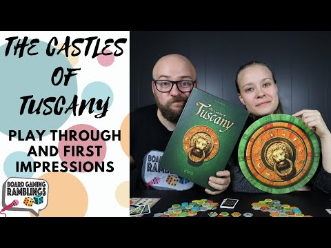 The Castles of Tuscany Play Through and First Impressions
