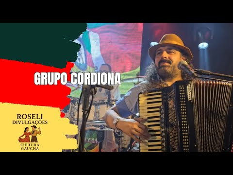 SEGUNDA ATRAÇÃO A SUBIR AO PALCO DA SOC. GAUCHA DE LOMBA GRANDE EM NOVO HAMBURGO...GRUPO CORDIONA...