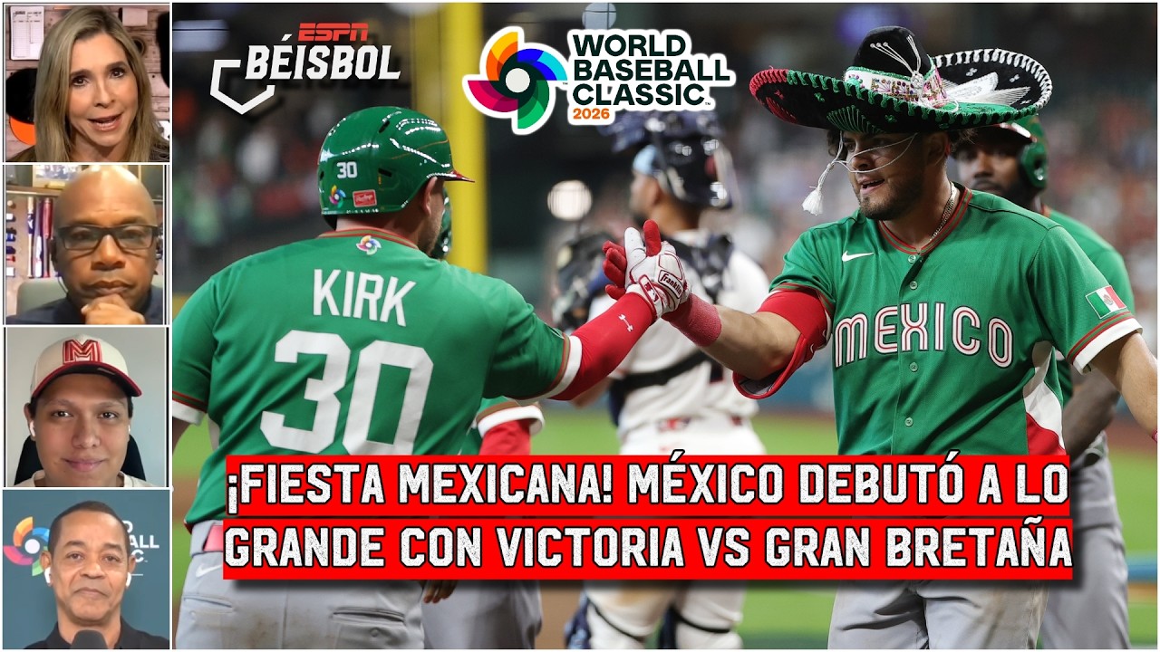MÉXICO QUIERE GANAR SU GRUPO y empezó CON TODO vs GRAN BRETAÑA el CLÁSICO MUNDIAL | ESPN Beisbol