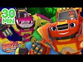 Robot Blaze Monster Machine Adventures! | 30 Minute Compilation | Blaze and the Monster Machines