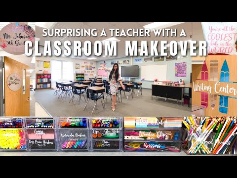 DIY CLASSROOM MAKEOVER | Ultimate Organizing + DIY Decorating Ideas on A BUDGET Video