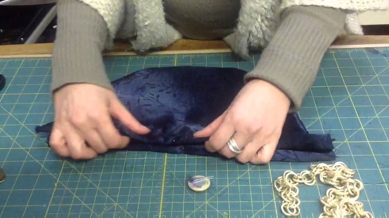 Tutorial borsa pochette fatta a mano