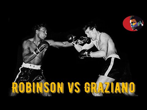 Sugar Ray Robinson vs Rocky Graziano Highlights HD ElTerribleProduction