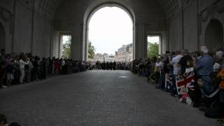 preview picture of video 'The Last Post Ceremony at the Menin Gate. Ypres'